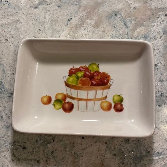 Harvest  Fall  Ceramic Trinket Tray - Picture 1 of 6